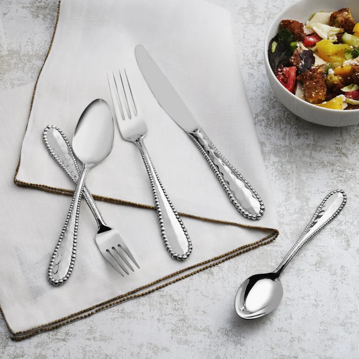 Molten 5-Piece Flatware Set - Gold