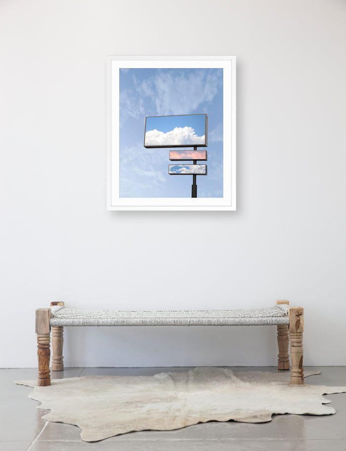 Mostly Blue Skies by Laura Hendricks Posters, Prints, & Visual Artwork