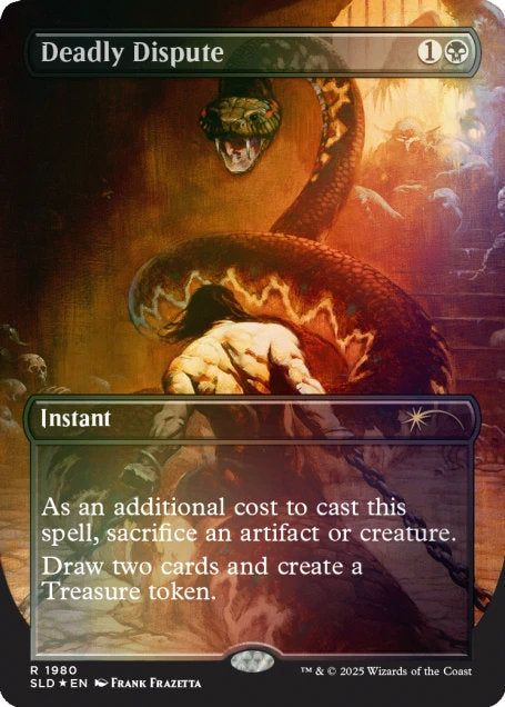 MTG Secret Lair Frank Frazetta The Second Exhibition Foil Edition Set New Sealed