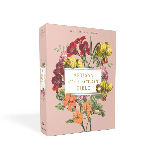 Artisan Collection Bible with floral design on a white background