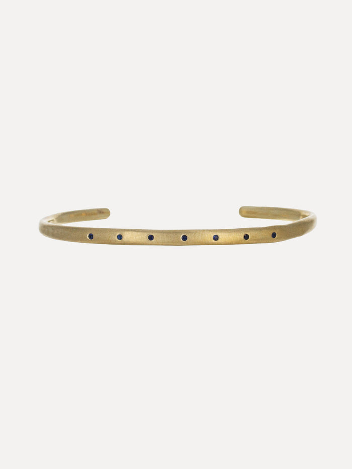 Organic Blue Sapphire Cuff