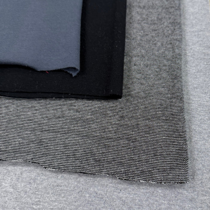 Organic Cotton 1x1 Rib Knit - Dusk - Made In Canada