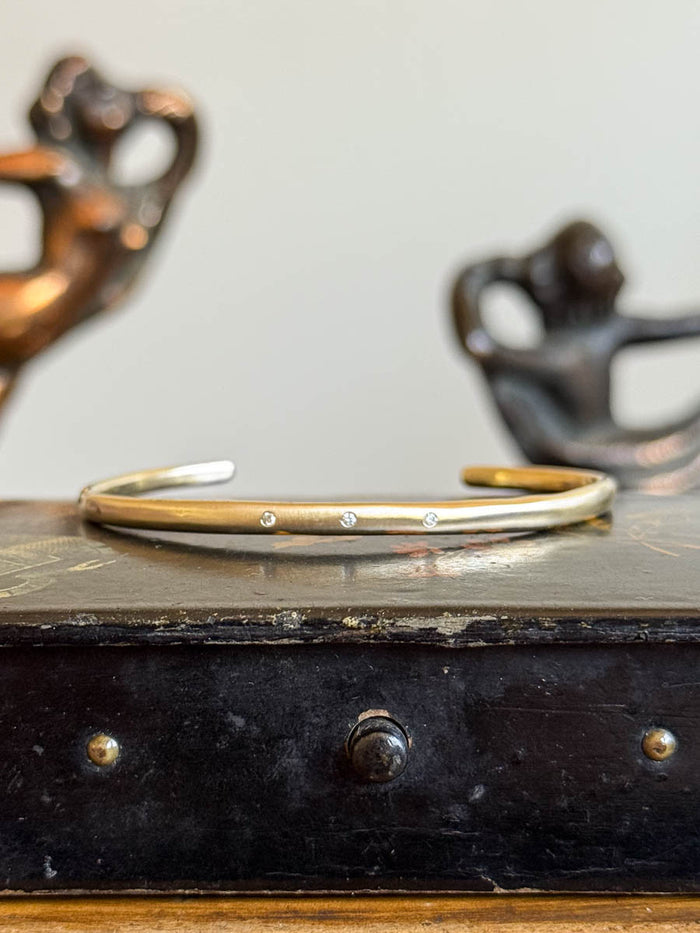 Organic Diamond Cuff