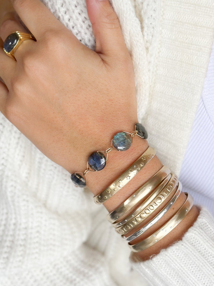 Organic Diamond Cuff