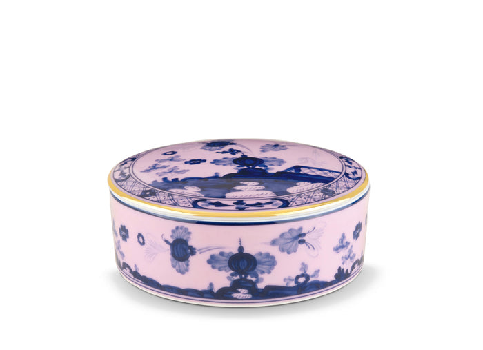 Oriente Italiano Azalea Round Trinket Box