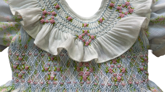 Pastel Lamb Handsmocked Dress
