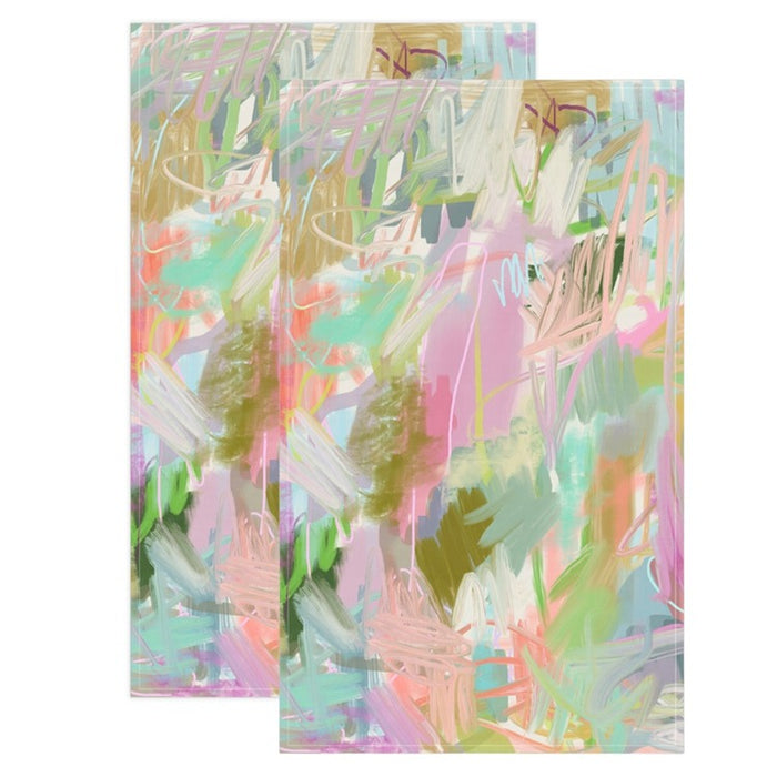 Pastel Works Tea Towel
