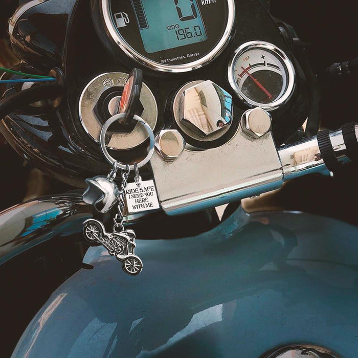 Classic Bike Keychain - To My Husband - All Of My Lasts To Be With You - Gkt14002