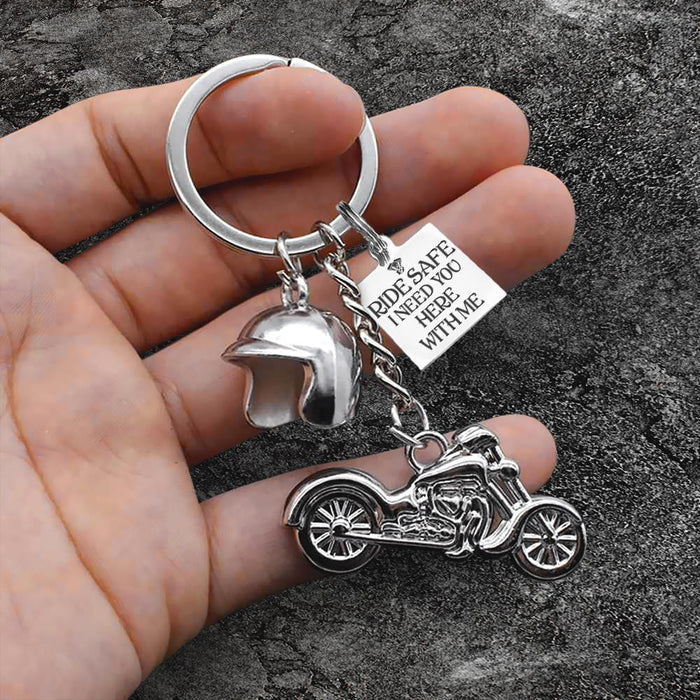 Classic Bike Keychain - To My Husband - All Of My Lasts To Be With You - Gkt14002