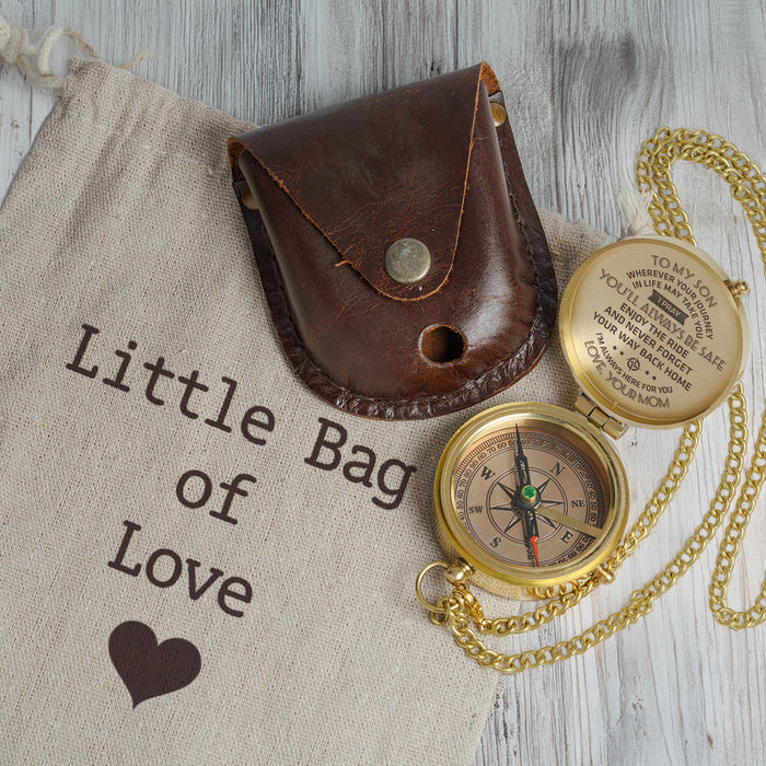 WITH CHAIN / BUY WITH LEATHER COVER + GIFT BAG