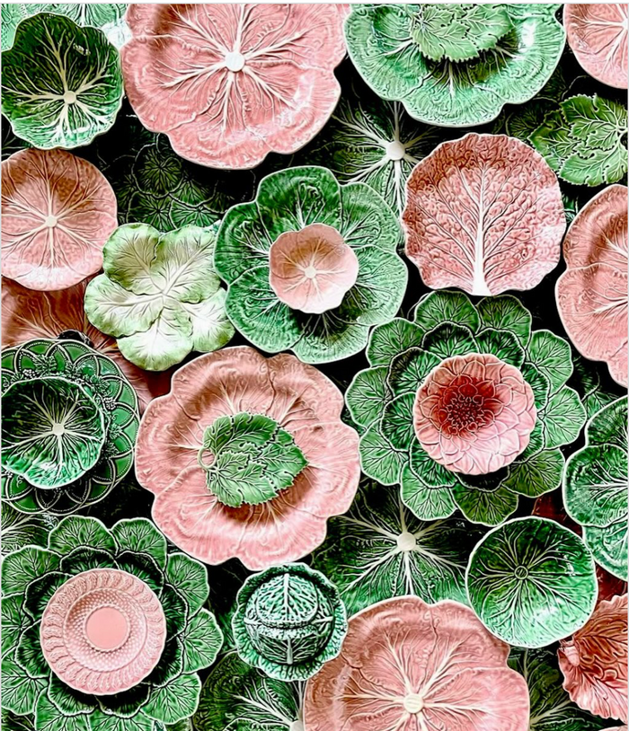 Pink Cabbage Charger Plate
