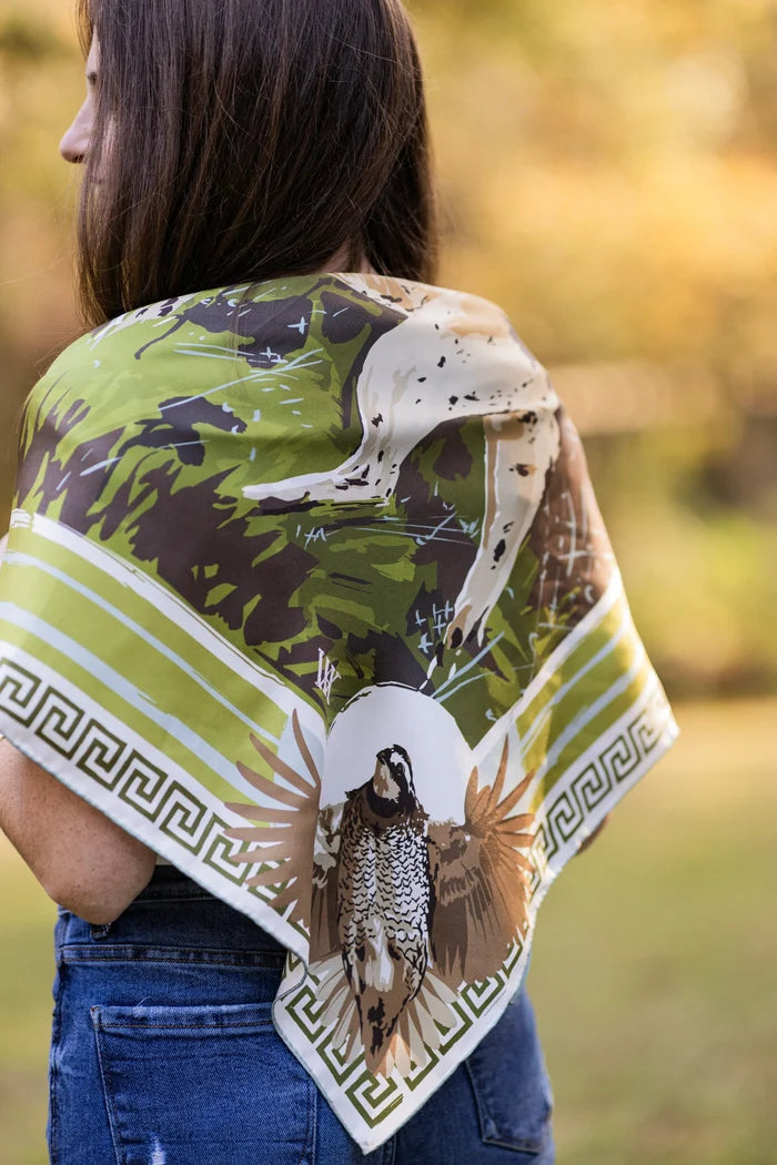 Pink Ocmulgee Alligator Silk Scarf