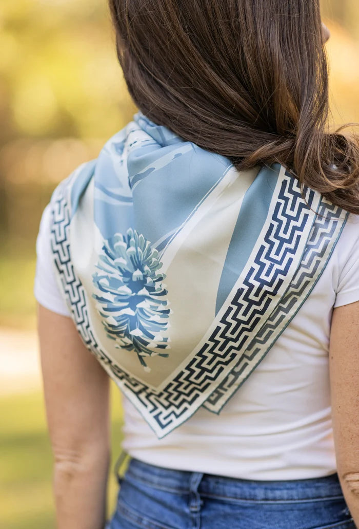 Pink Ocmulgee Alligator Silk Scarf