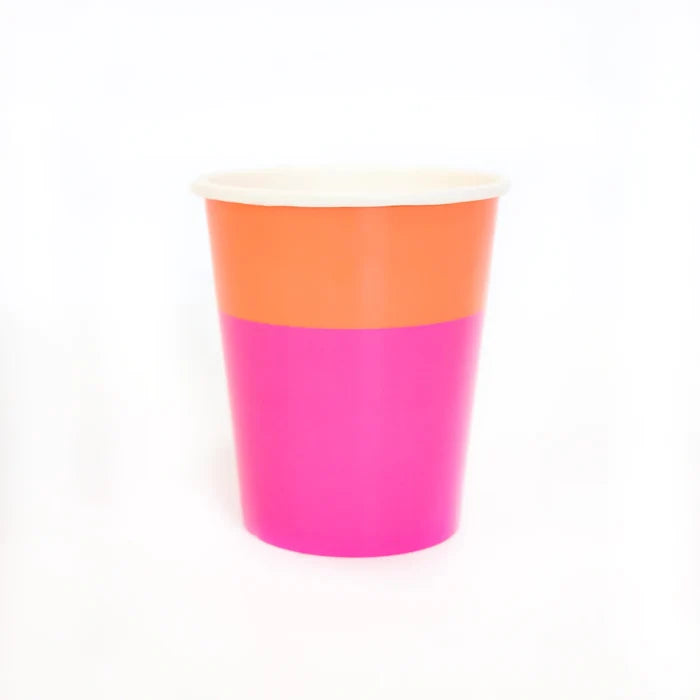 Pink & Orange Cups