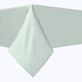 Pinstripes, Celadon & White Squares