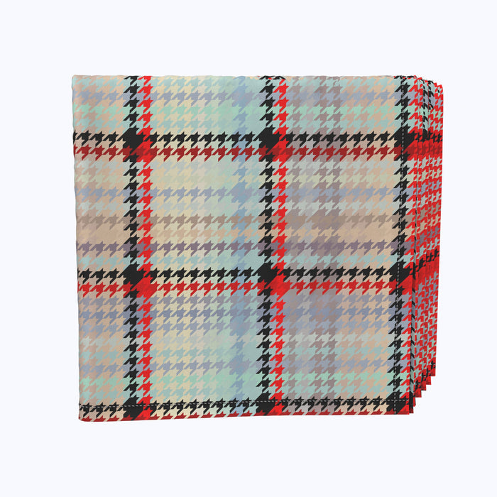 Pixel Art Houndstooth Napkins