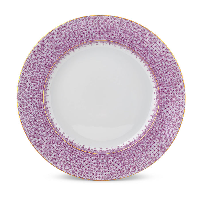 Plum Lace Dinner Plate