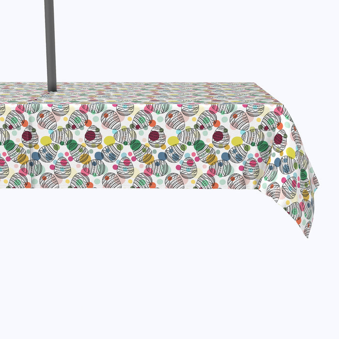 Polka Dot Egg Hunt Outdoor Rectangles