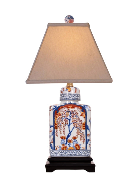Porcelain Imari Tea Jar Lamp