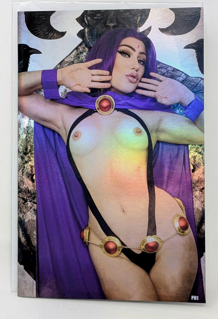Power Hour #2 Sorceress Raven Sexy Rachie Virgin FOIL PH1 NM Limited To 5