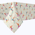 Prancing Reindeers Square Tablecloths