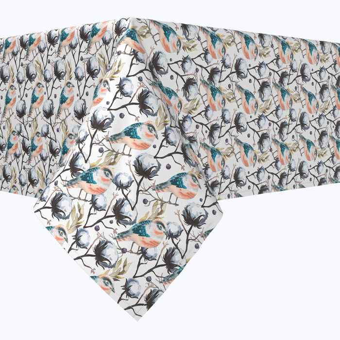 Pretty Bird in Branches Rectangle Tablecloths