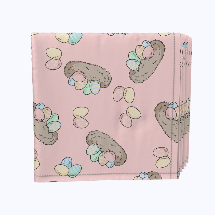 Pretty Pastel Egg Nests Napkins