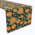 Pumpkin Patch Scroll Black Table Runners