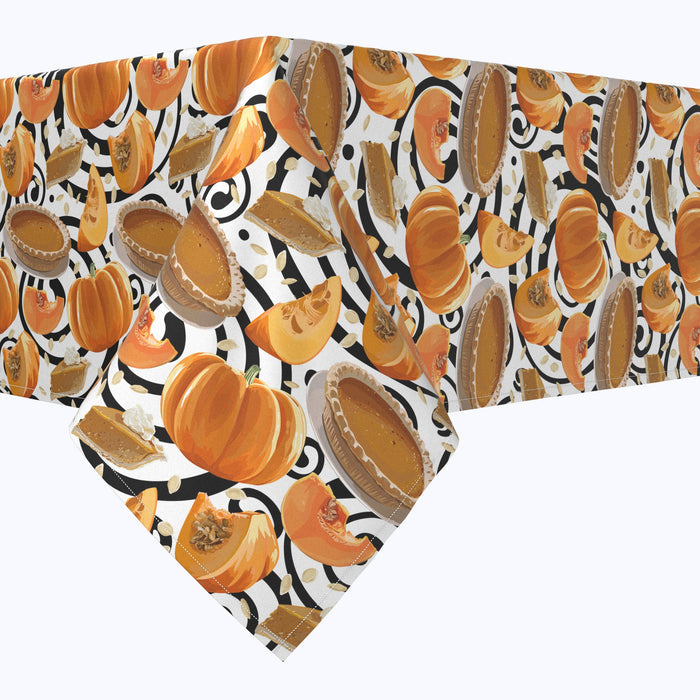 Pumpkin Pie Rectangle Tablecloths