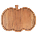 Pumpkin Shaped Wood Tray