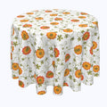 Pumpkin Tops Round Tablecloths