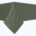 Rainbow Herringbone Weave Squares