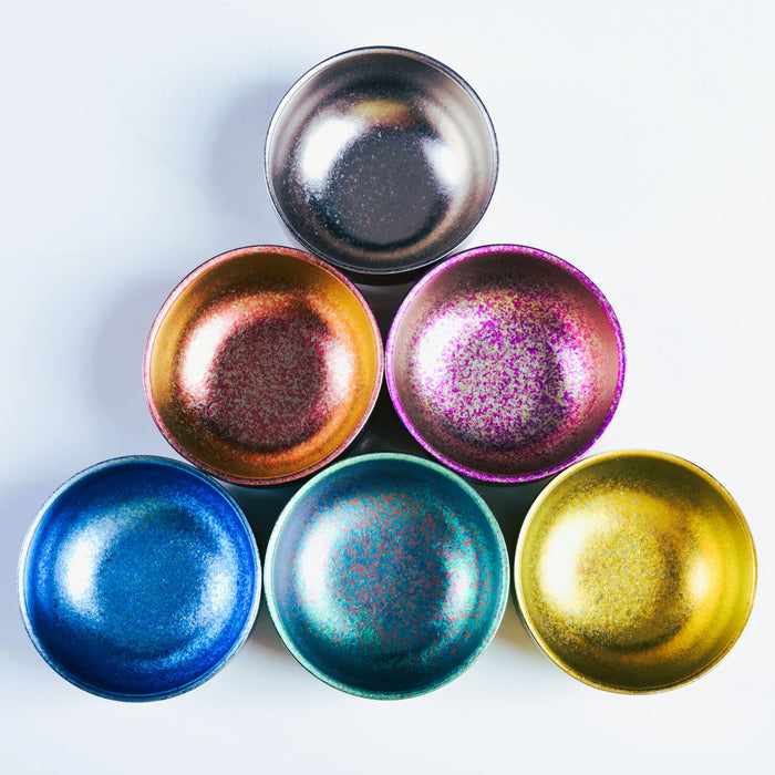 Rainbow Morning Titanium Tea Cups | Yunnan Sourcing Tea Shop