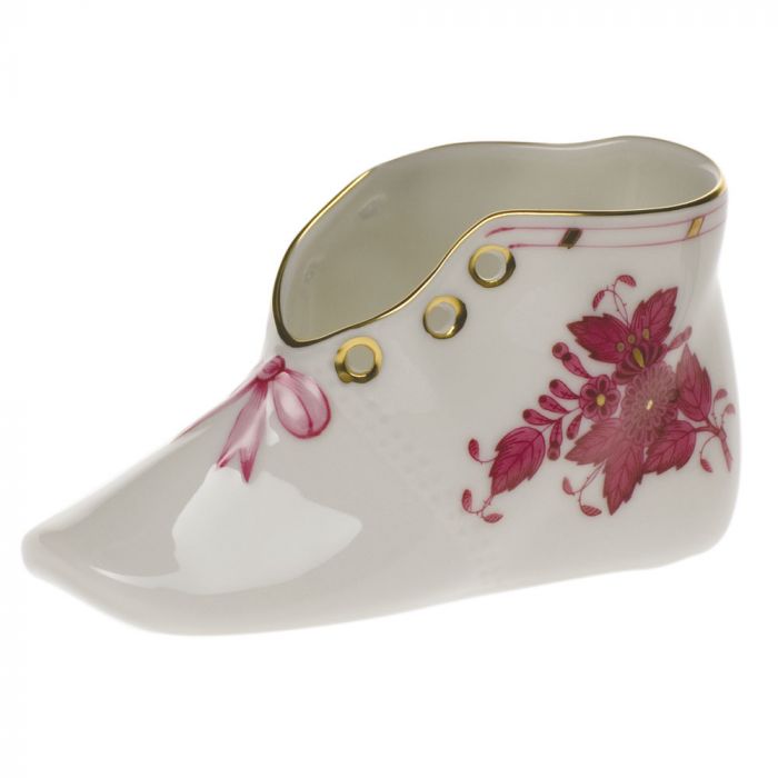 Raspberry Chinese Bouquet - Baby Shoe