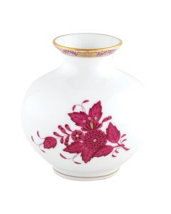 Raspberry Chinese Bouquet - Round Vase