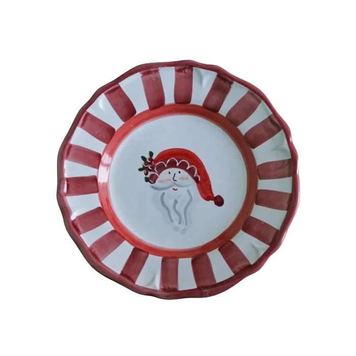 Red Allegro (Santa) Salad (Dessert) Plate