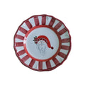 Red Allegro (Santa) Salad (Dessert) Plate