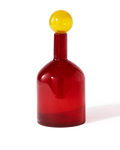 Red Bubbles & Bottle