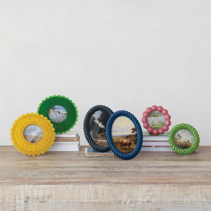 Resin Ball/Twisted Photo Frame