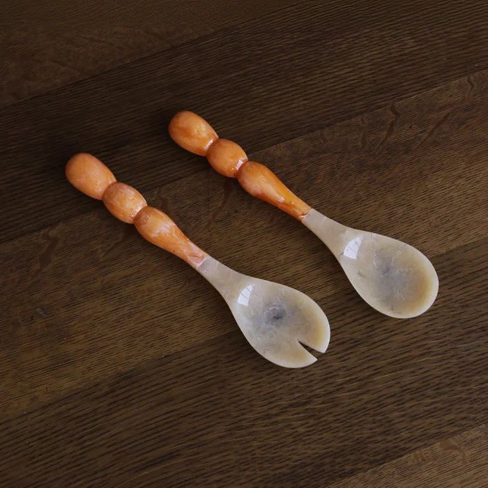 RESIN Rio Bubble Salad Servers