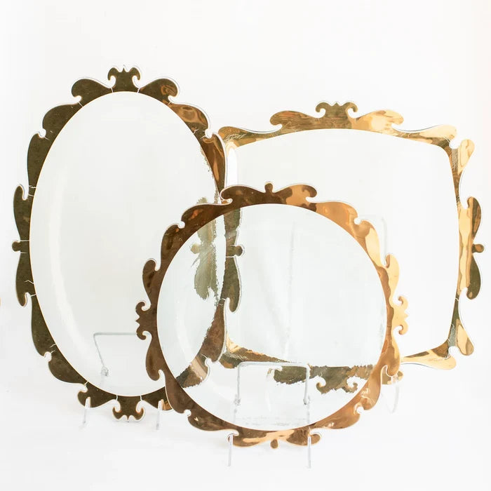 Rocco Square Platter - Gold