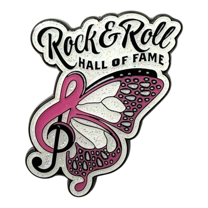 ROCK HALL  BUTTERFLY CLEF PIN