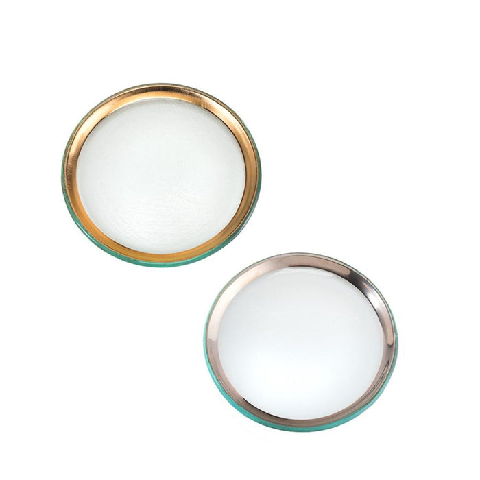 Roman Antique Appetizer Plate - Gold