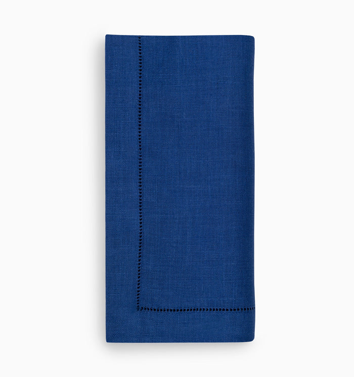 Royal Blue Linen Set of 4 Festival Dinner Napkins
