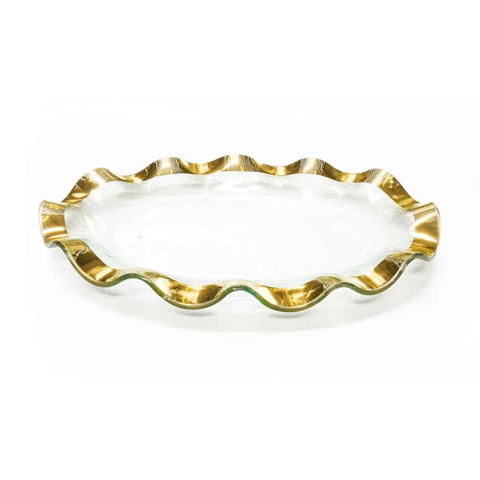 Ruffle Oval Platter