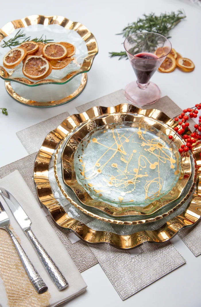 Ruffle Salad Plate