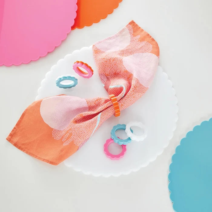Scallop Napkin Ring | Set of 4