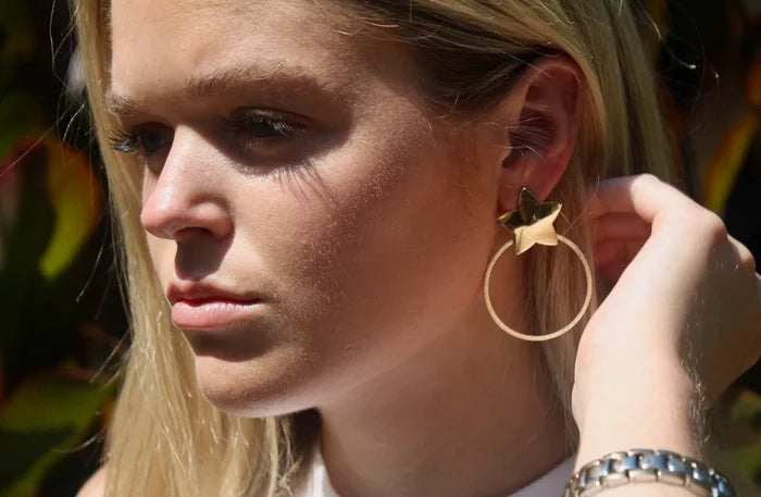 Sidebar Designs Gold Earrings
