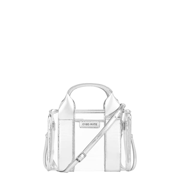 Silver Chrome Stadium Bag