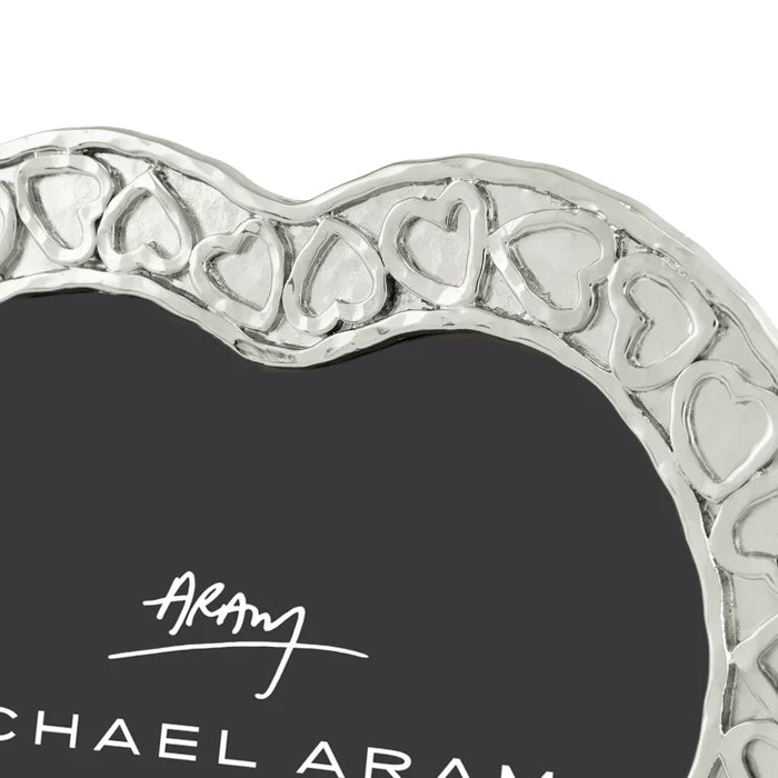 Silver Heart Frame 5"